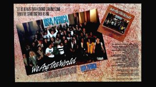 We Are The World Usa For Africa (1985) Rare Print Promo Poster Ad