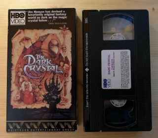Jim Henson’s The Dark Crystal (1982) Rare Vhs Tape Complete Hbo Video Classic
