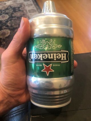 Heineken Beer Tap Handle Brewed In Holland Looks Like Beer Can Keg Rare Man Cave