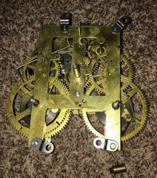 Antique Sessions Mantle Clock Movement With Bell