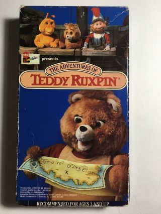 The Adventures Of Teddy Ruxpin Vhs Rare