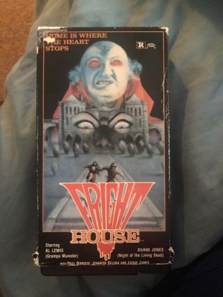 Fright House Vhs Horror Oop Rare