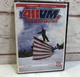 411 Vm Snowboarding Issue 5 Dvd Extended Version Shaun White Rare Oop