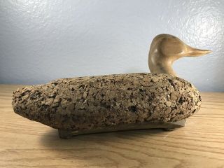 Antique Cork Body Duck Decoy 3