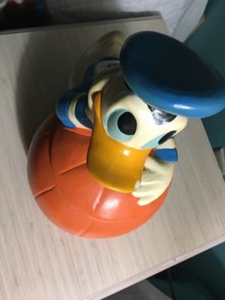 Rare California USA 1970’s Disney Donald Duck Halloween Cookie Jar Vintage 2