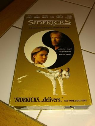 Sidekicks Vhs Chuck Norris Joe Piscopo Jonathan Brandis Martial Arts 90’s Rare