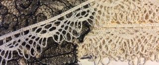 Antique Vintage Torchon Lace - 36 Yards Of 1/2 " Cotton Edging - Made In Germany