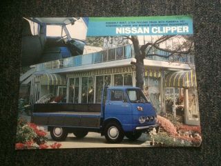 Nissan Clipper Pick - Up Brochure 1973 - V.  Rare