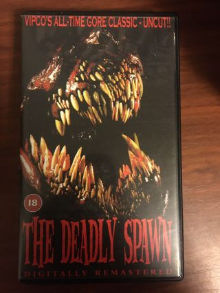 Return Of The Aliens Deadly Spawn British Pal Vhs Gore Oop Htf Rare