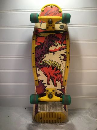 1992 Nash Skateboard Complete Deck Vintage Rare Dinosaur Design 90s