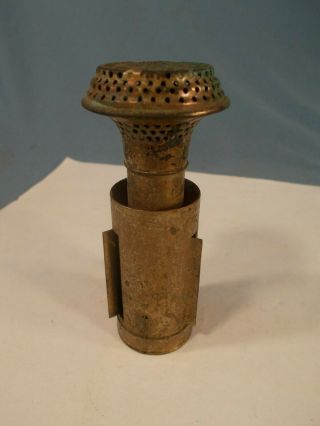 Vintage Brass B&H Bradley & Hubbard Oil Lamp Flame Spreader pat 1890 2