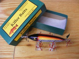 Killer Baits Rusty Jessee Heddon Style Glasseye 150 In White Scale Color