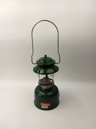 1966 Coleman 5120 Lp Gas Lantern Lamp Propane Fuel W Globe Marked 9/66
