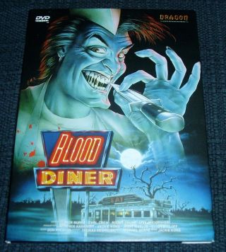 Blood Diner Dvd Cult Horror Comedy Classic Rare Htf Drive In Exploitation Fun