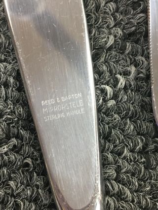 Reed&Barton Mirrorstele Sterling Handle 1968 Cosmopolitan Cheese Knife 3