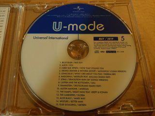 BILLIE EILISH/MADONNA/RAMMSTEIN,  「U - MODE MAY 2019」JAPAN RARE PROMO CD - R◆SIC - 1408 2