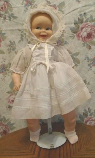 RARE vintage rubber 3 face doll 19 