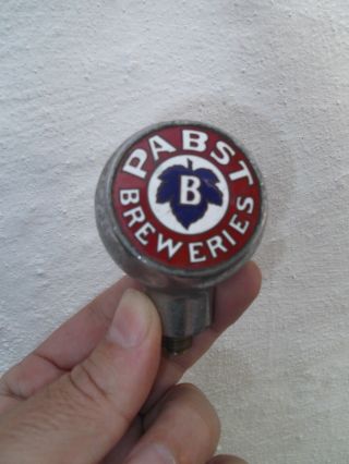 Rare Pabst Breweries Ball Tap Knob Handle Blue Ribbon Beer