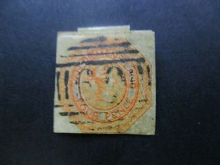 Tasmania Stamps: 4d Courier Imperf - Rare (d308)