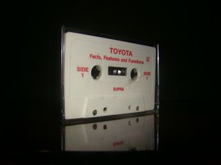 Toyota Supra Mk3 1987 - 1992 Audio Demonstration Demo Tape Rare Find