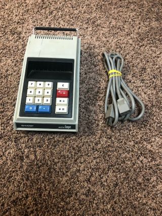 Vintage Rare Sharp Qt - 8d Electronic Desktop Calculator Micro Compet Japan