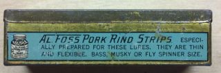 Vintage Al Foss Pork Rind Wiggler 13 Box 2