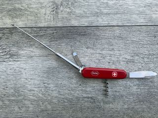 Rare Wenger Pointer Swiss Army Knife With Roche Logo
