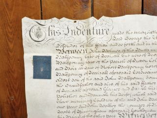 1789 Sutton Coldfield Hill Warwickshire Georgian Vellum Deed Document Indenture