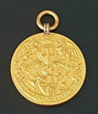 Rare Medal 1910 Inter - City Football Match - London V.  Birmingham (by Vaughtons)