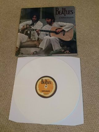 The Beatles Unplugged White Vinyl Lp - Very Rare Limited Edition