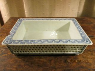 Rare 18th Antique Chinese Reticulated Plant Pot