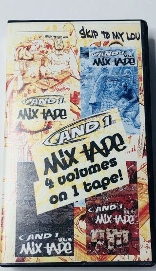 And 1 Mixtape 4 Volumes On 1 Very Rare Vhs Tape