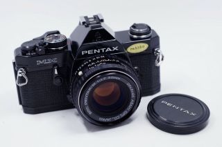 - Pentax Mx 35mm Rare Black Slr With Smc Pentax - M 50mm F1.  7 50/1.  7 Lens | Lx