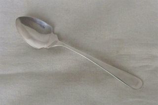 A Fine Antique Solid Sterling Silver Jam / Preserve Spoon Sheffield 1912.