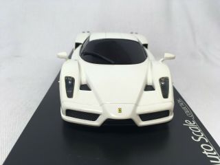 Kyosho MINI - Z Body ENZO Ferrari White MZX201W Rare Item 3
