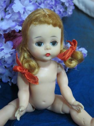 VINTAGE 1950 ' s Alexander kins WENDY ALEX doll RED hair BRAIDS BK 3