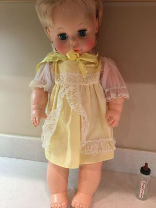 Vintage Eegee Softina Doll 1973 No.  23 Sf 21 ",  Drink Wet Baby Doll