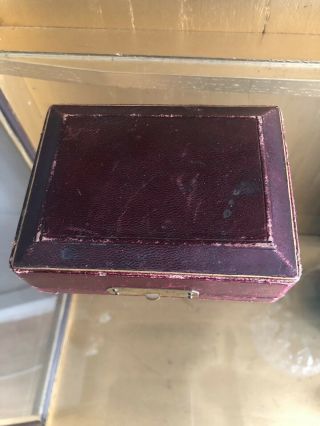 Old Vintage Antique Pocket Watch Box Case 3
