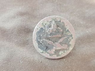 Very Rare Intact Royal Flying Corp Button Found In Belgium,  Con.  As Photos.  L71c