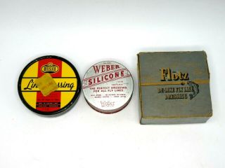 3 Vintage Line Dressing Tins