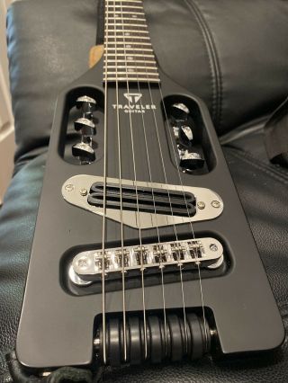 Traveler Guitar Ultra - Light Electric Machine Grey (rare Color) With Extra Strap