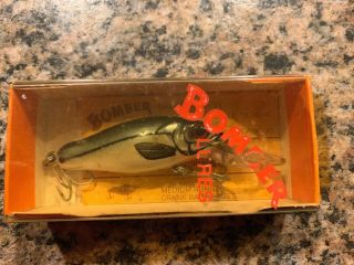Old Bomber 36axch Smilin Minn0,  Rare In Box;fingerling Lure,  Screw Tail;mint - Newos