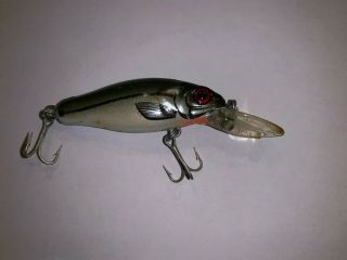 OLD BOMBER 36AXCH SMILIN MINN0,  RARE in BOX;FINGERLING LURE,  Screw Tail;MINT - NewOS 2