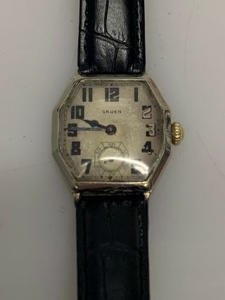 Vintage Gruen Guild Hand Wind Mechanic 15 Jewels Switzerland Watch