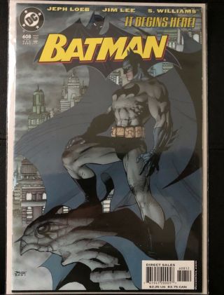 Batman 608 - Rare 2nd Print - Jim Lee - A Beauty