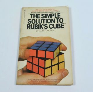 Rare Vintage 1981 The Simple Solution To Rubik 