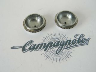 Rare 1957 Campagnolo Record Steel Pedal Dust Caps Bicycle Italy 2