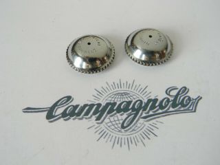 Rare 1957 Campagnolo Record Steel Pedal Dust Caps Bicycle Italy 3