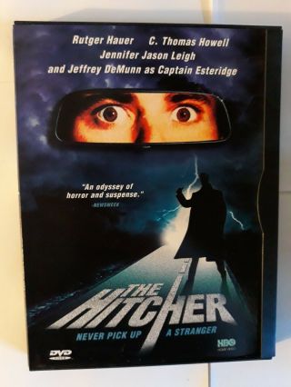 The Hitcher Dvd (1999) Rutger Hauer,  Robert Harmon Horror Movie Rare Oop