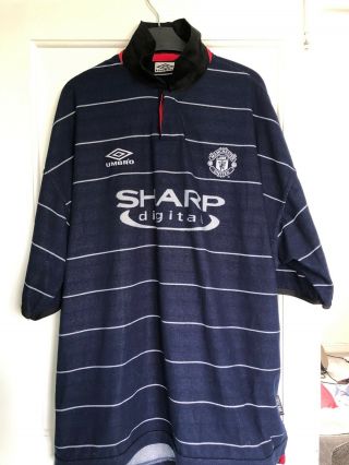 Rare Vintage Manchester United Shirt Xxl